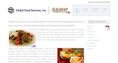 Desktop Screenshot of globalfoodmfg.com